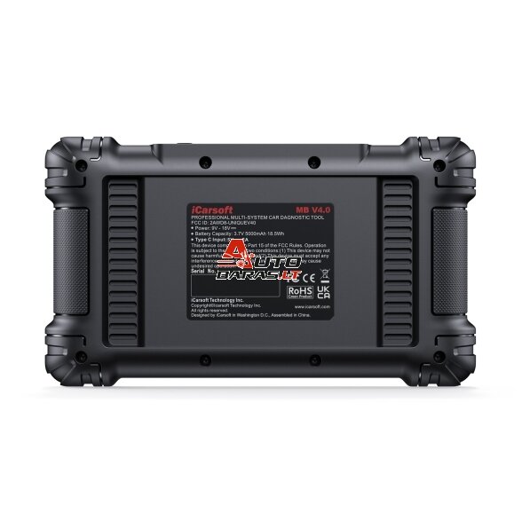 iCarsoft MB V4.0  (Mercedes-Benz / Sprinter / Smart) Diagnostikos įrenginys + 2 gamintojai 4