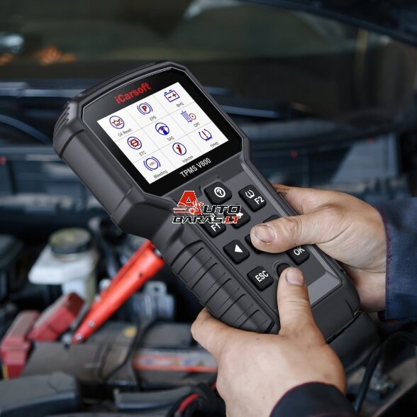 iCarsoft TPMS V800 padangų daviklių pririšimui / kodavimui / programavimui + OBD diagnostika 1