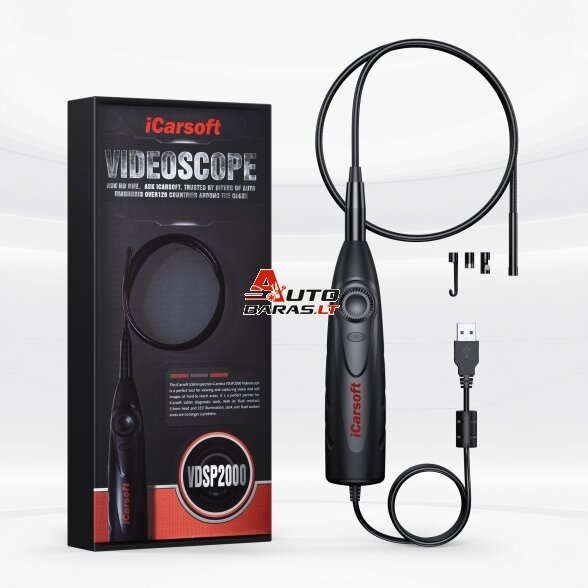 iCarsoft VDSP2000 videoscope / endoskopas