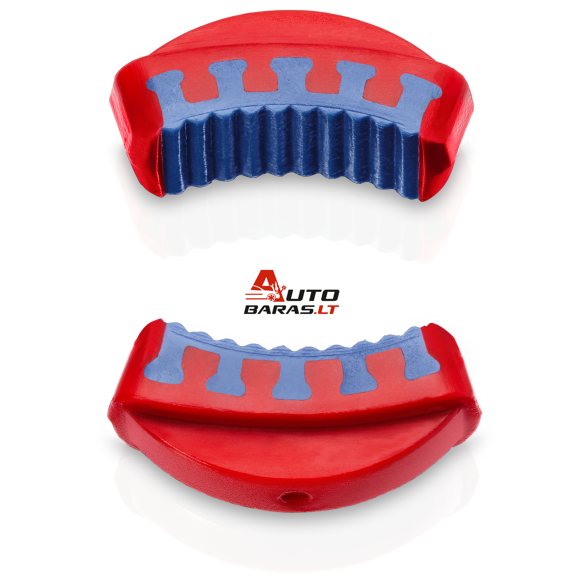 Įdėklai plastikiniai KNIPEX 2 komponentų (2 poros) santech. replėms 8111250 / 8113250 3