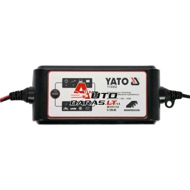 Įkroviklis akumuliatoriui elektroninis 6/12V 4A 120Ah Įkroviklis akumuliatoriui elektroninis 6/12V 4A 120Ah