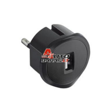 Įkrovimo lizdas USB Legrand 050681 (juodas, 5V 1.5A)