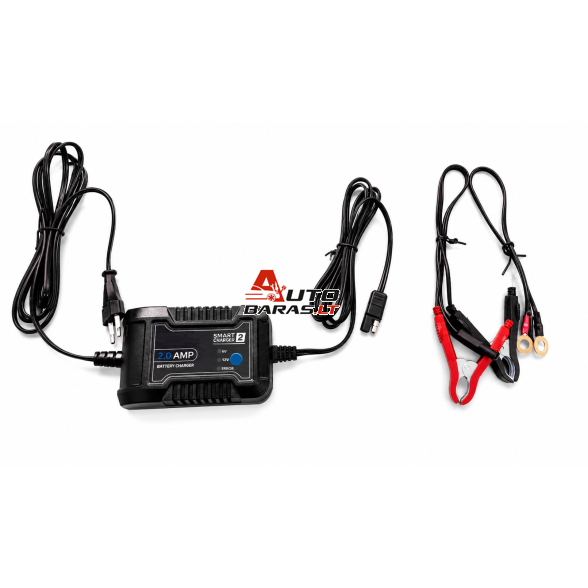 Įkroviklis akumuliatoriui automatinis 6/12V 2A 1