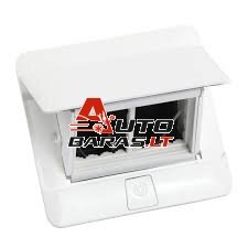 Įleidžiama modulinė dėžutė 4 mod. Legrand 654001 (metalinė, balta)