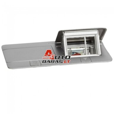 Įleidžiama modulinė dėžutė 2x4 mod. Legrand 654003 (metalinė, sidabro spalva)