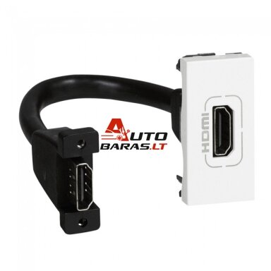 Įleidžiamas modulinis HDMI lizdas Mosaic Legrand 078778 Įleidžiamas modulinis HDMI lizdas Mosaic Legrand 078778