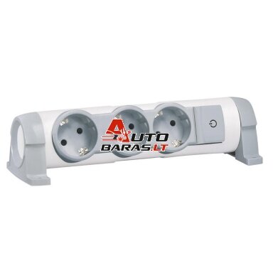 Ilgiklis 3-vietis su jungikliu Legrand 69462