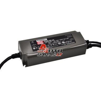 Impulsinis maitinimo šaltinis 24V 3.75A 90W IP67, dimeriuojamas