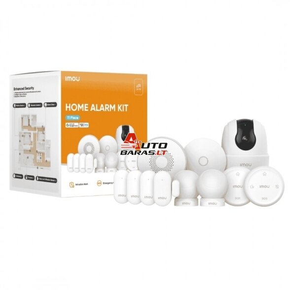 IMOU Belaidė apsaugos sistema Home Alarm Kit-11 su kamera Ranger 2C 1