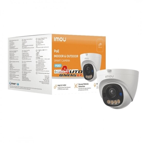 IMOU PoE kamera PS8D-5V0-280, 5MP, Turret, Full-Color, PoE/12V, AOR 5