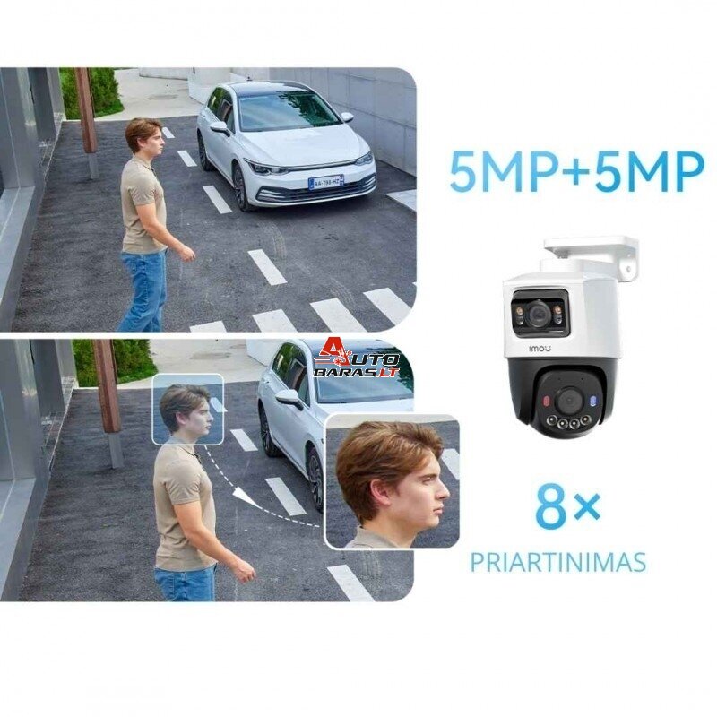 IMOU PoE kamera PS70FP-10M0, 5MP+5MP, PT, PoE/12V, Full-color, AOR 3