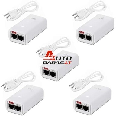 Injector PoE Ubiquiti UBNT 24V-12W 0.5A (gigabit, 5 pcs.) Injector PoE Ubiquiti UBNT 24V-12W 0.5A (gigabit, 5 pcs.)