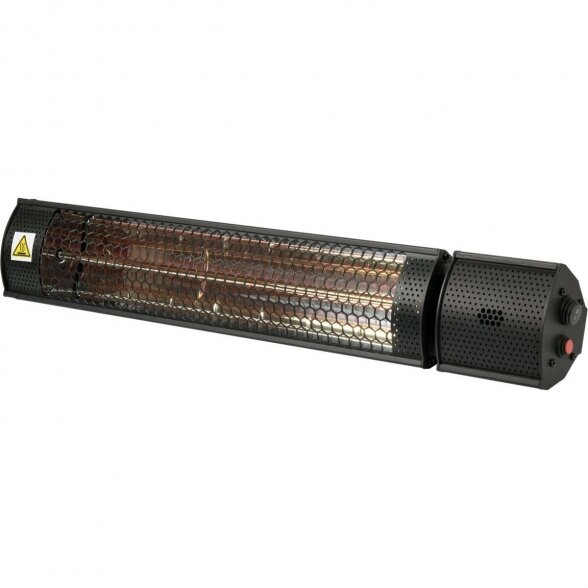 YATO Infraraudonųjų spindulių šildytuvas (auksinė HeLen)(nuot. vald.) 2000W 1