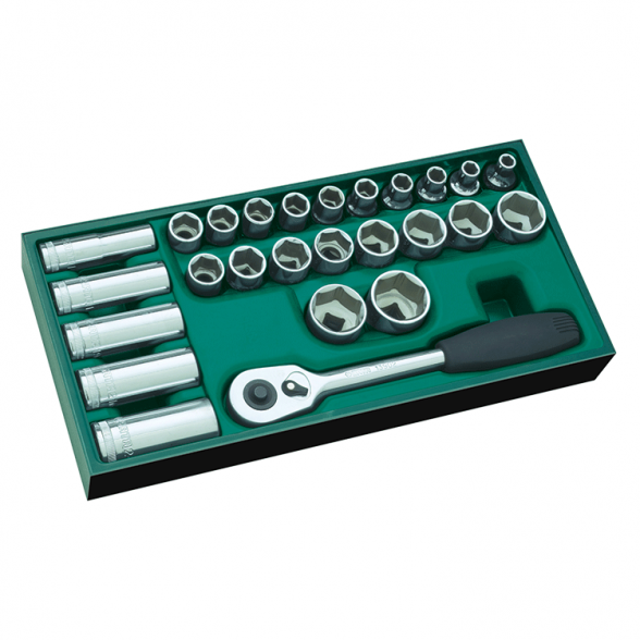 Įrankių spintelė NTBR4007X su SATA įrankiais 246vnt. 13
