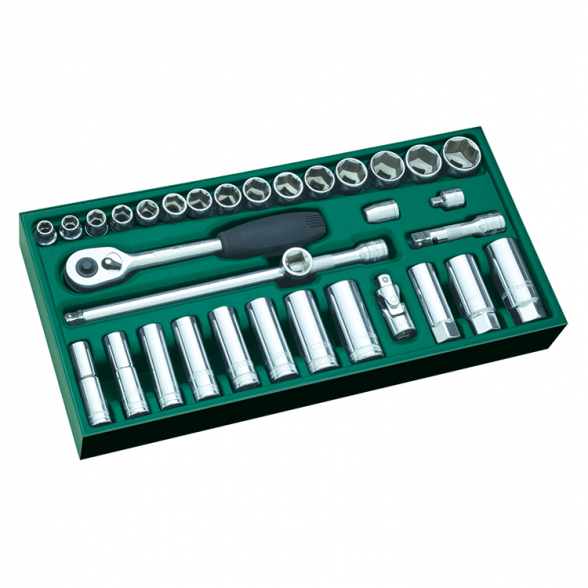 Įrankių spintelė NTBR4007X su SATA įrankiais 246vnt. 3