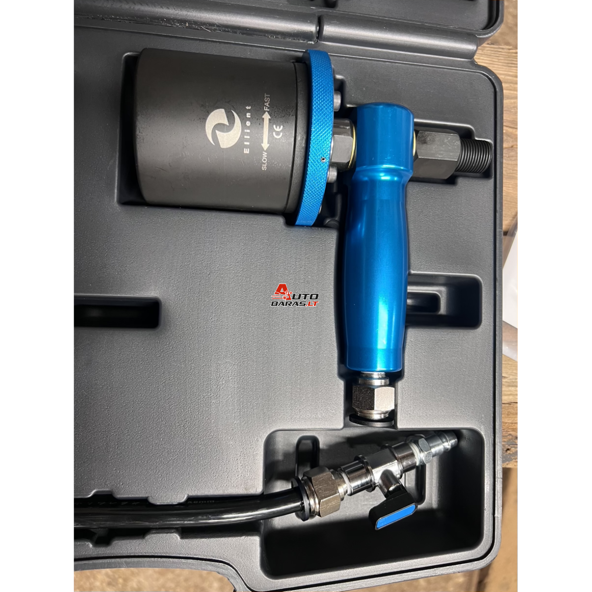 ELLIENT TOOLS Išmušėjų rinkinys dyzeliniams purkštukams pneumatinis 7vnt. 2
