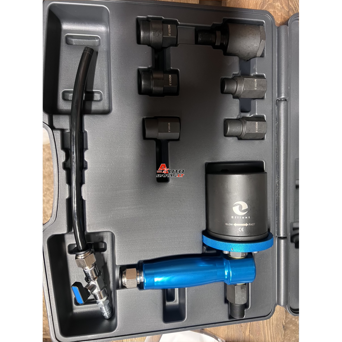 ELLIENT TOOLS Išmušėjų rinkinys dyzeliniams purkštukams pneumatinis 7vnt. 1