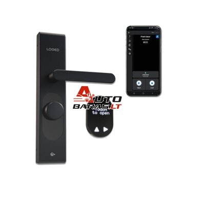 Išmanioji durų spyna Shelly LOQED-B (juoda, Wi-Fi, Bluetooth, PIN, atrakinimas lietimu) Išmanioji durų spyna Shelly LOQED-B (juoda, Wi-Fi, Bluetooth, PIN, atrakinimas lietimu)