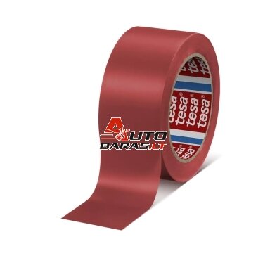 Įspėjamoji grindų žymėjimo juosta TESA (raudona) 33m x 50mm 60760-00098-15