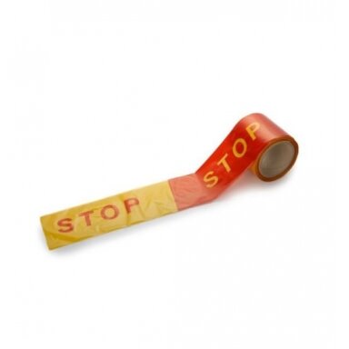 Įspėjamoji juosta "STOP" (100m) Įspėjamoji juosta "STOP" (100m)