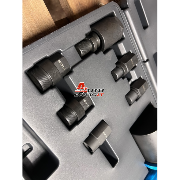 ELLIENT TOOLS Išmušėjų rinkinys dyzeliniams purkštukams pneumatinis 7vnt. 6