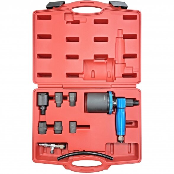ELLIENT TOOLS Išmušėjų rinkinys dyzeliniams purkštukams pneumatinis 7vnt.