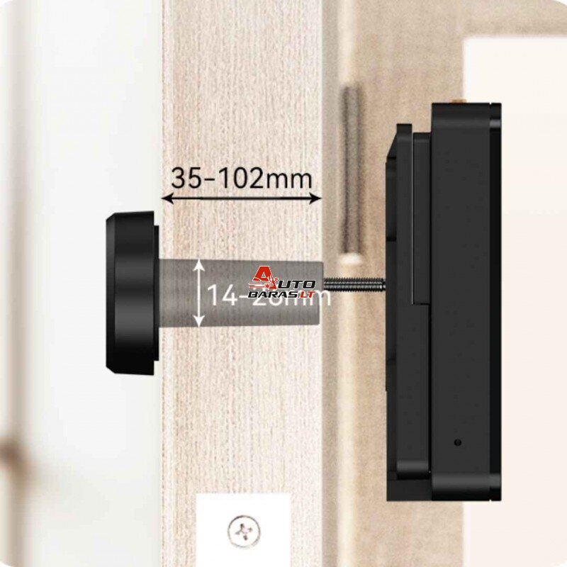 Išmani durų akutė su monitoriumi IMOU VD1-5M0S, 5MP, pakraunama 10