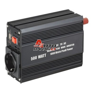 Įtampos keitiklis (inverteris) 12V/24V-230V Įtampos keitiklis (inverteris) 12V/24V-230V