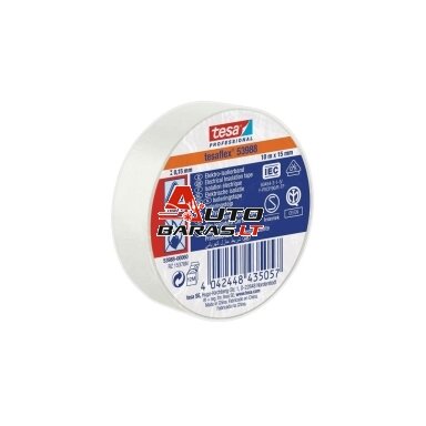 Izoliuojanti juosta TESA (balta) 10m x 15mm 53988-00065-00 Izoliuojanti juosta TESA (balta) 10m x 15mm 53988-00065-00