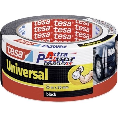 Izoliuojanti juosta TESA extra Power Universal (juoda) 25m x 50mm 56388-00001-07