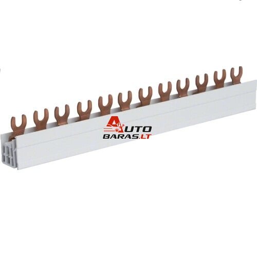 Izoliuota sujungimo šyna Hager HKDN363A (3P, 12 mod., 10mm)