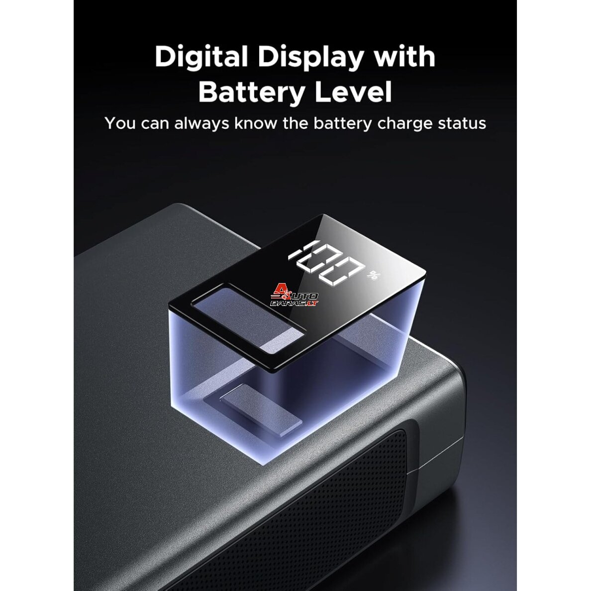 JUMP START BOOSTER Mobilus energijos šaltinis Ugreen ES702 1000A max 12000mAh (35977) JOYROOM 4