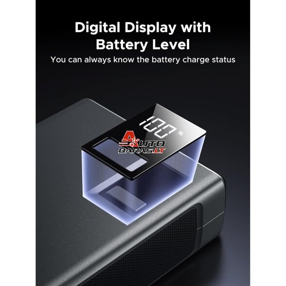 JUMP START BOOSTER Mobilus energijos šaltinis Ugreen ES702 1000A max 12000mAh (35977) JOYROOM 4