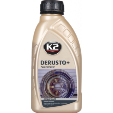 K2 DERUSTO PLUS RŪDŽIŲ VALIKLIS 500ML K2 DERUSTO PLUS RŪDŽIŲ VALIKLIS 500ML
