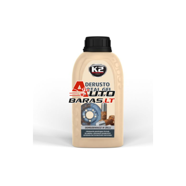 K2 DERUSTO TOTAL GEL RŪDŽIŲ VALIKLIS 250ML K2 DERUSTO TOTAL GEL RŪDŽIŲ VALIKLIS 250ML