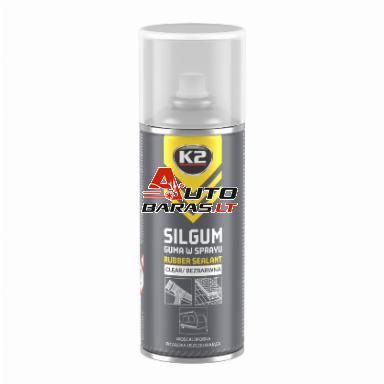 K2 SILGUM ELASTINĖ PURŠKIAMA GUMINĖ DANGA BESPALVĖ 400ML