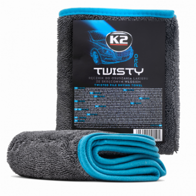 K2 TWISTY PRO SAUSINIMO MIKROPLUOŠTO ŠLUOSTĖ 40X60cm 600 GSM K2 TWISTY PRO SAUSINIMO MIKROPLUOŠTO ŠLUOSTĖ 40X60cm 600 GSM