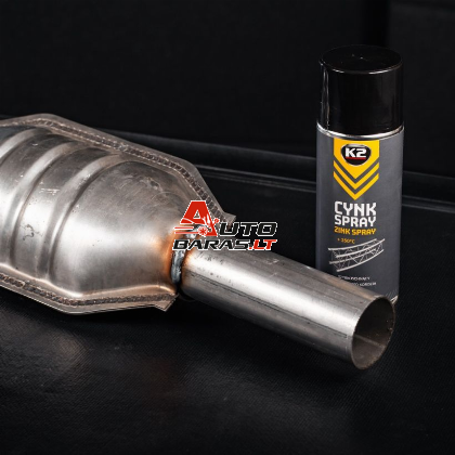 K2  Aerozolis purškiamas CINKAS / DAŽAI "CYNK SPRAY" 400ML 1