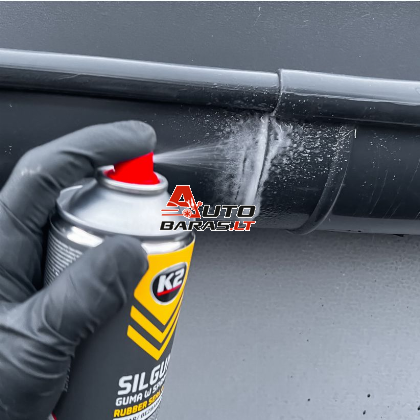 K2 SILGUM ELASTINĖ PURŠKIAMA GUMINĖ DANGA BESPALVĖ 400ML 2