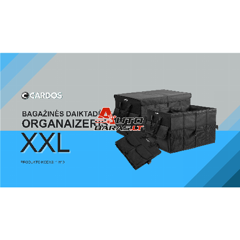 K2 BAGAŽINĖS DAIKTADĖŽĖ - ORGANAIZERIS - POLIRAVIMO CHEMIJOS KREPŠYS 4