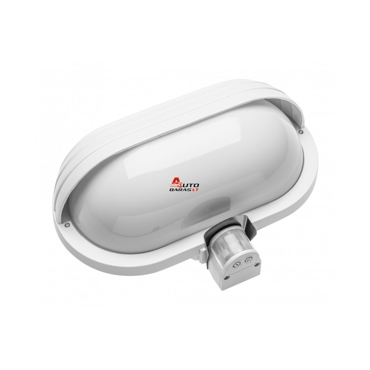 KACROO sieninis LED šviestuvas su judesio davikliu (baltas, 180°, 60 W, IP40) GTV OS-KACROO-0