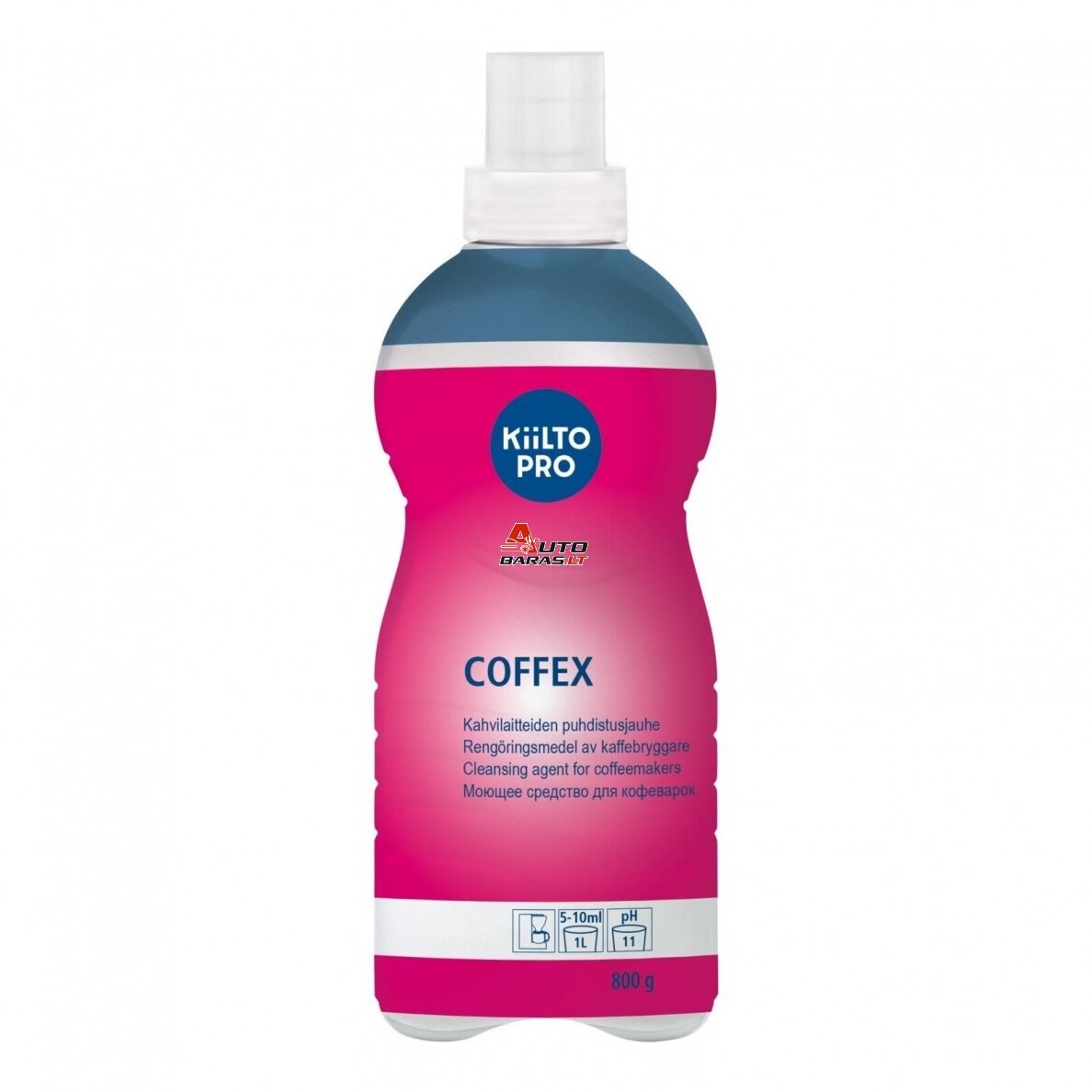 KIILTO Kavos aparatų valymo nusodinimo milteliai Coffex, 800g