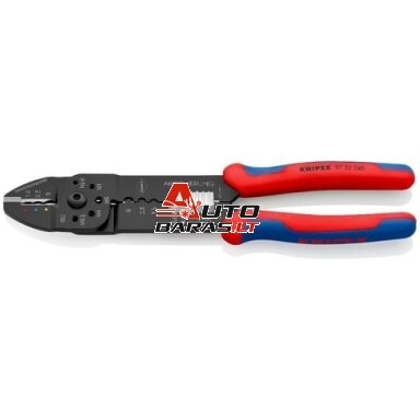 Kabelio nužievinimo ir jungčių užspaudimo replės Knipex 97 32 240 Kabelio nužievinimo ir jungčių užspaudimo replės Knipex 97 32 240