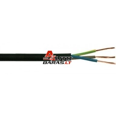 Kabelis H05RR-F 3x1.5mm2 Elpar (1 m.) Kabelis H05RR-F 3x1.5mm2 Elpar (1 m.)