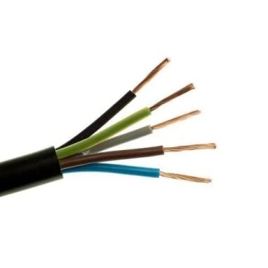 Kabelis H05RR-F 5x6mm2 Elpar (1 m.) Kabelis H05RR-F 5x6mm2 Elpar (1 m.)