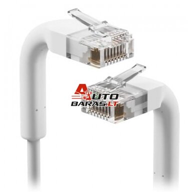 Kabelis patch Ubiquiti U-Cable-Patch-0.3M-RJ45 (Baltas, 0,30m, UTP, 6 Cat.)
