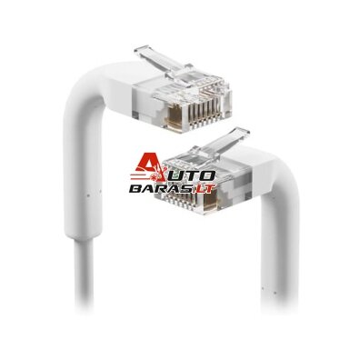 Kabelis patch Ubiquiti UU-Cable-Patch-3M-RJ45 (baltas, 3m, UTP, 6 Cat.) Kabelis patch Ubiquiti UU-Cable-Patch-3M-RJ45 (baltas, 3m, UTP, 6 Cat.)
