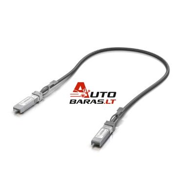 Kabelis UBIQUITI UACC-DAC-SFP10-0.5M DAC (SFP+; 24/30AWG; 0.5m; 10/1 Gbps) Kabelis UBIQUITI UACC-DAC-SFP10-0.5M DAC (SFP+; 24/30AWG; 0.5m; 10/1 Gbps)