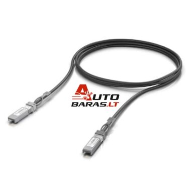 Kabelis UBIQUITI UACC-DAC-SFP10-3M DAC (SFP+; 24/30AWG; 0.5m; 10/1 Gbps) Kabelis UBIQUITI UACC-DAC-SFP10-3M DAC (SFP+; 24/30AWG; 0.5m; 10/1 Gbps)