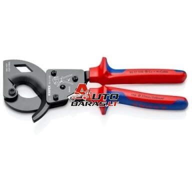 Kabelių kirpimo žirklės KNIPEX 9531250 (Ø32mm/240 mm2) Kabelių kirpimo žirklės KNIPEX 9531250 (Ø32mm/240 mm2)